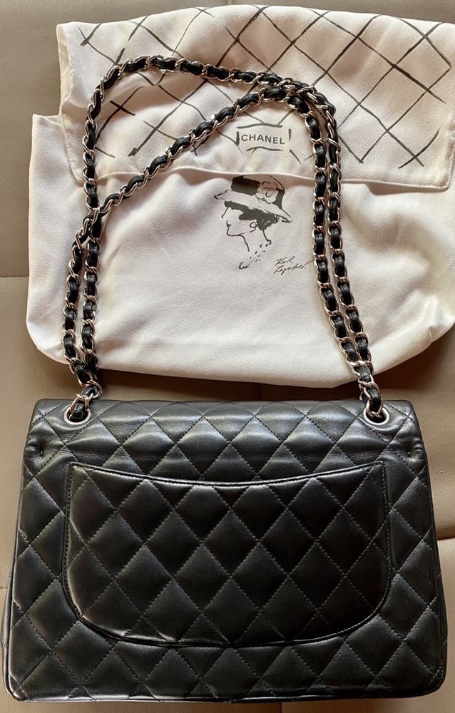 Geanta ORIGINALA Chanel Classic Jumbo Flap Bag