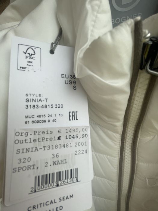 Geaca de schi de dama - S -36 - noua