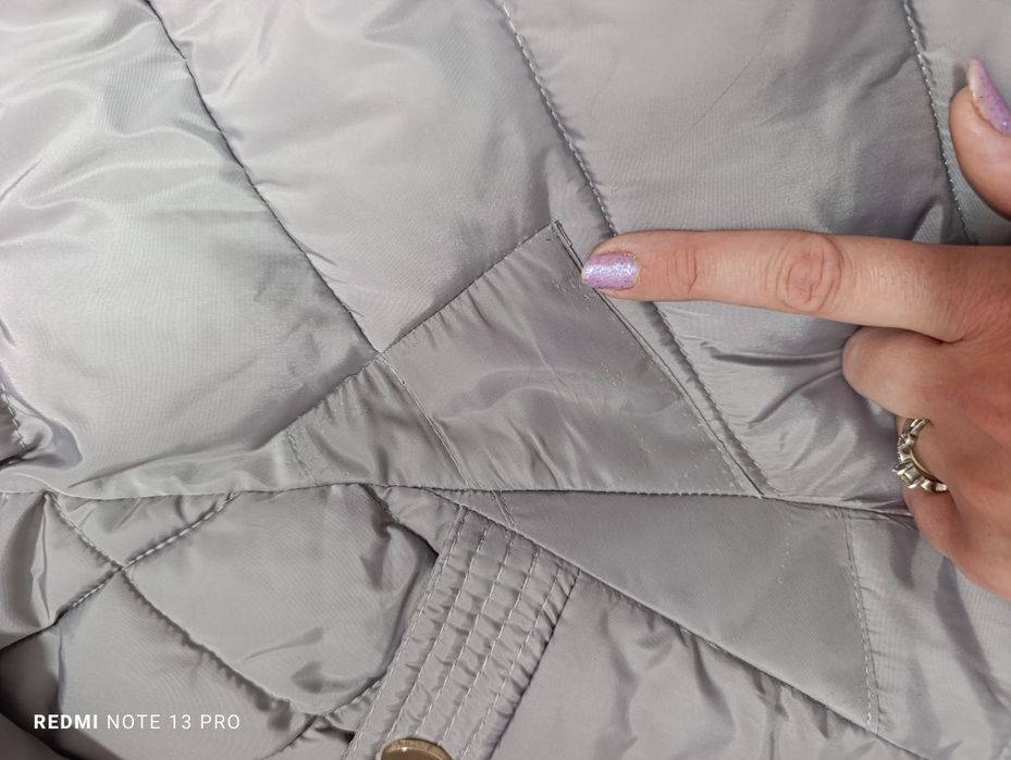 Geaca iarna moderna gri