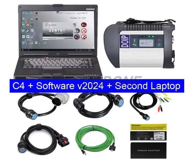 Диагностический сканер Star Diagnosis C4 DoIP. На базе GETAC S400.