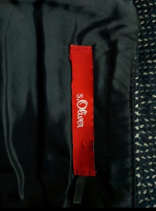 Fusta s.Oliver, pe bleumarin, model cu picatele (40)