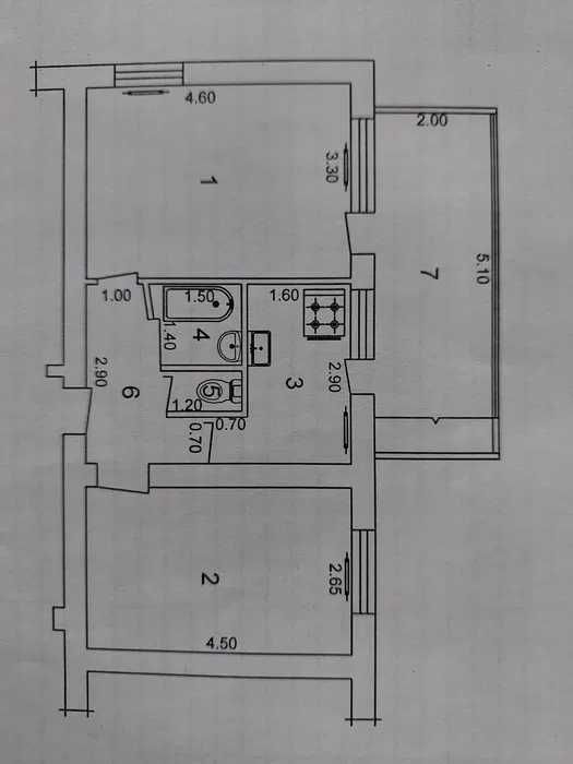 Академ городок It park Продается квартира 2/4/4 балкон 2х6 N159