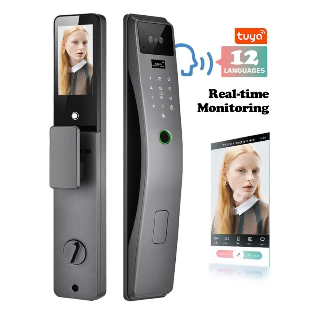 Умный замок face id отпечаток пальца