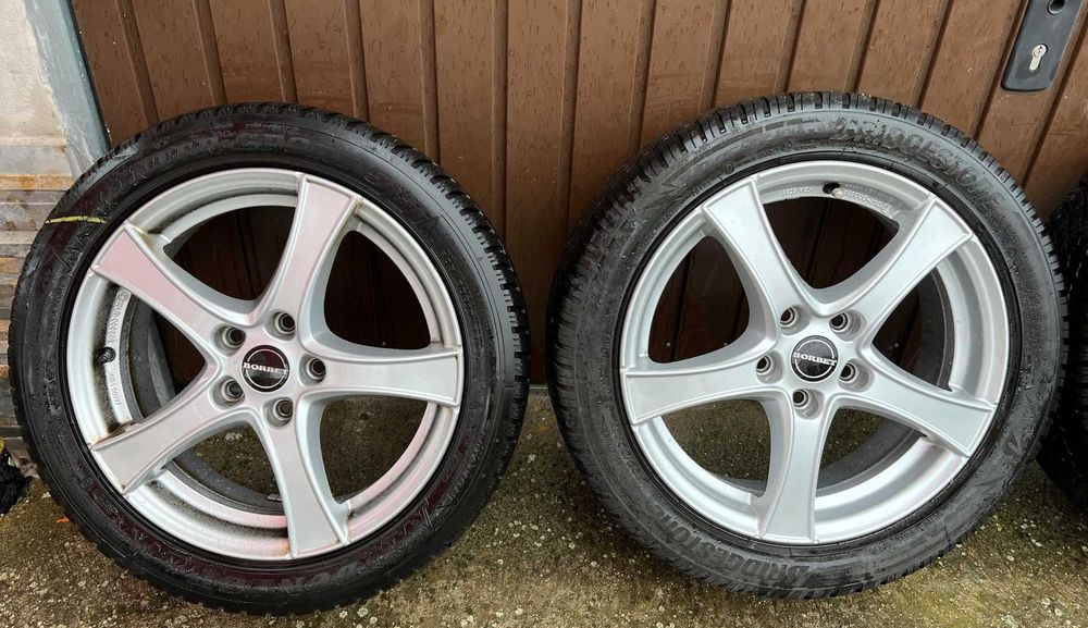Jante aliaj Borbet F2 brilliant silver R17 Volkswagen, Skoda, Seat