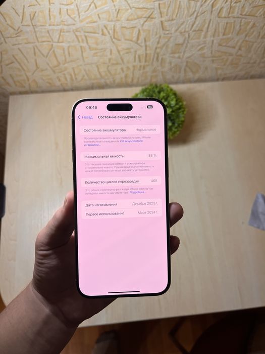 iPhone 15 Pro Max 256 88% . В отличном состоянии