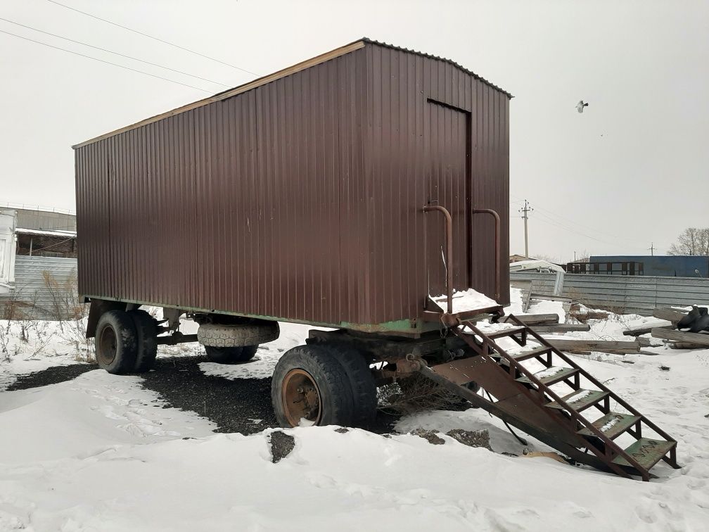 Продам вогончик, передвижной. Утеплённый есть печь котёл.