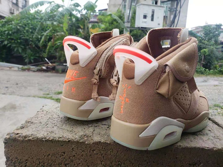 Мъжки маратонки Nike Air Jordan 6 Retro x Travis Scott "British Khaki"
