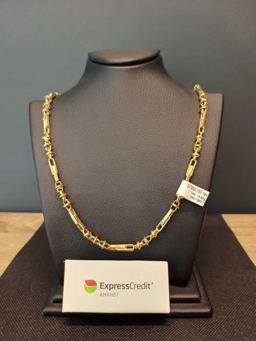 (AG51) Lant aur 14K 13.60g b995 - Garantie 2 ani!