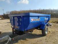 Remorca agricola cu bena tip u, remorca transport 8 tone