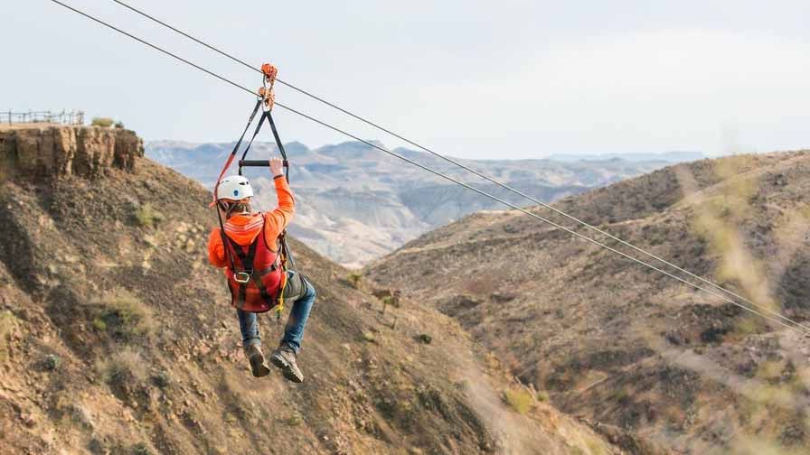 Zip line, экстремальный приключения, получения острых ощущений