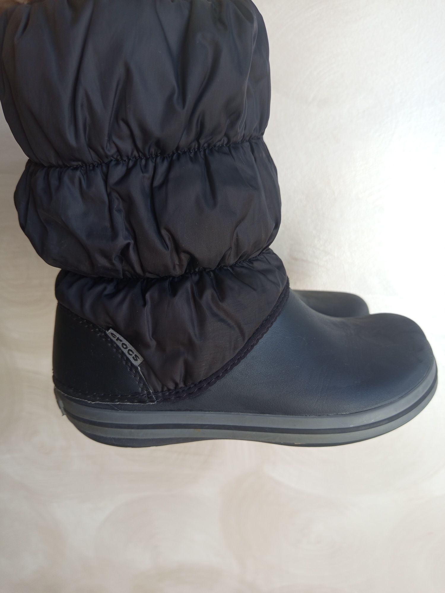 Гумени подплатени детски ботуши Crocs
