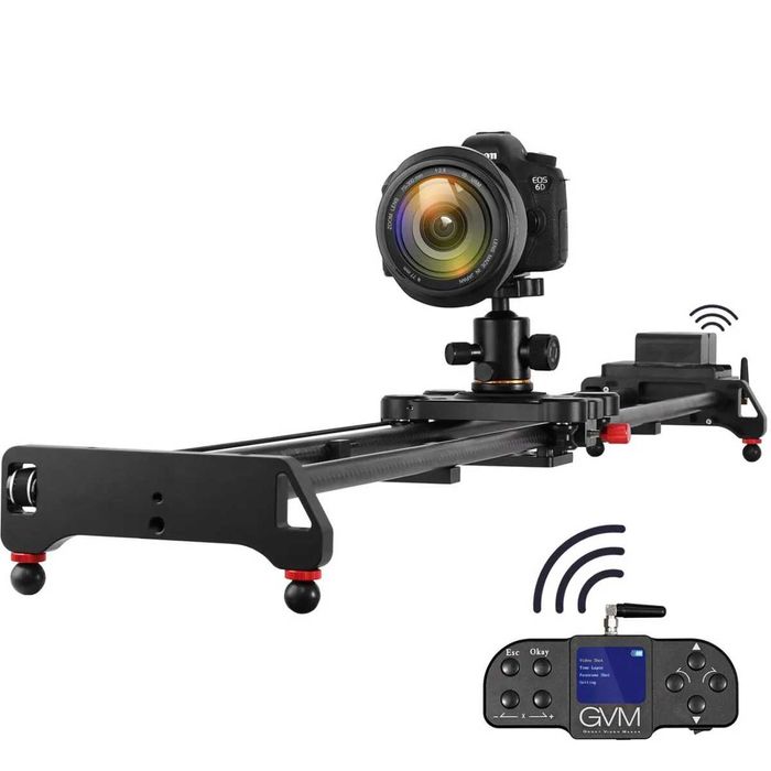 Slider motorizat GVM GT-120WD, 121 cm, Wireless&Controller