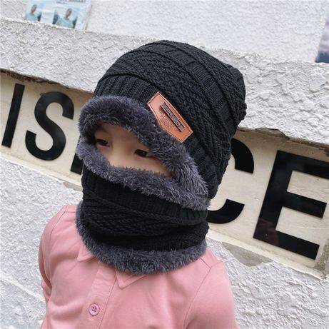 Продам Зимнюю шапка и шарф для мальчиков, осень-зима, от 5 до 12 лет,