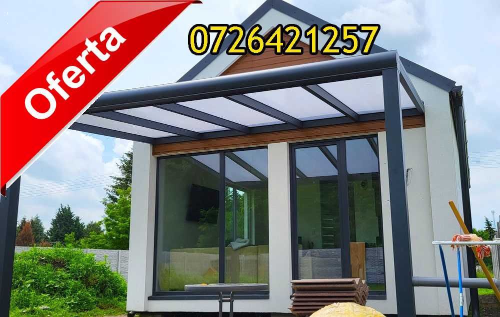 Vand case pe structura metalica, cabane tip a frame la cheie