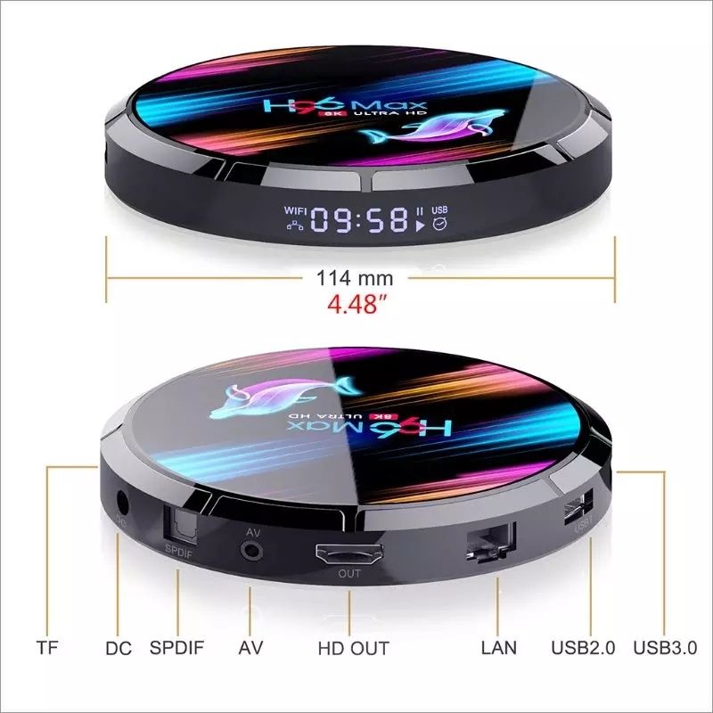 Smartbox H96MaxX3 4/64гб android приставка.Youtube+Каналлар+Кинолар.ф