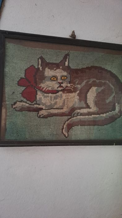 Tablou cusut pe pânză