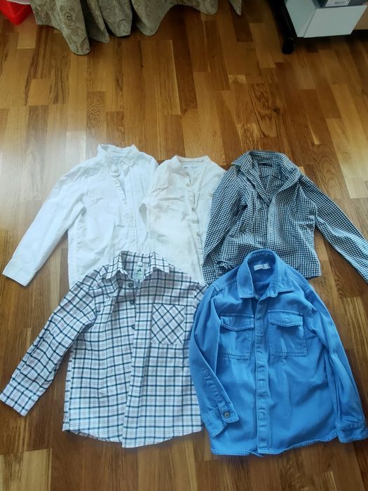 Cămașă zara, next, H&m mărimea 6- 7-8 ani