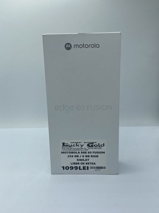 Motorola Edge 60 Fusion 256 Gb 8 Gb Ram Garantie / Factura #46497