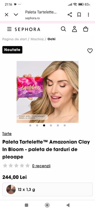 Tartalette in Bloom Tarte sephora