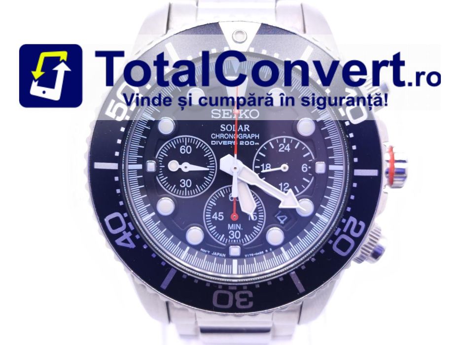 Seiko Solar Chrono Divers SSC015P1, Garantie 24 luni | #D87621