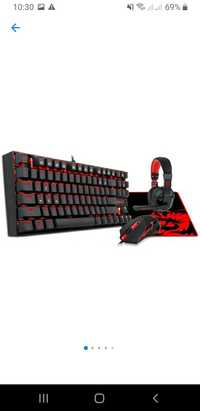 Kit gaming 4 în 1 Redragon K552-BB