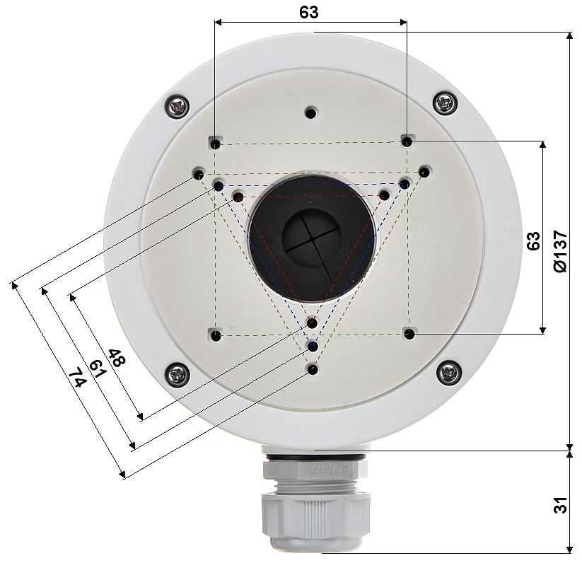 Doza pentru camere de supraveghere Dome sau Bullet,Safer SAF-1280ZJ-S