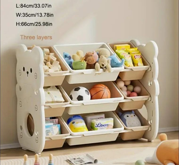 Детска етажерка на три нива