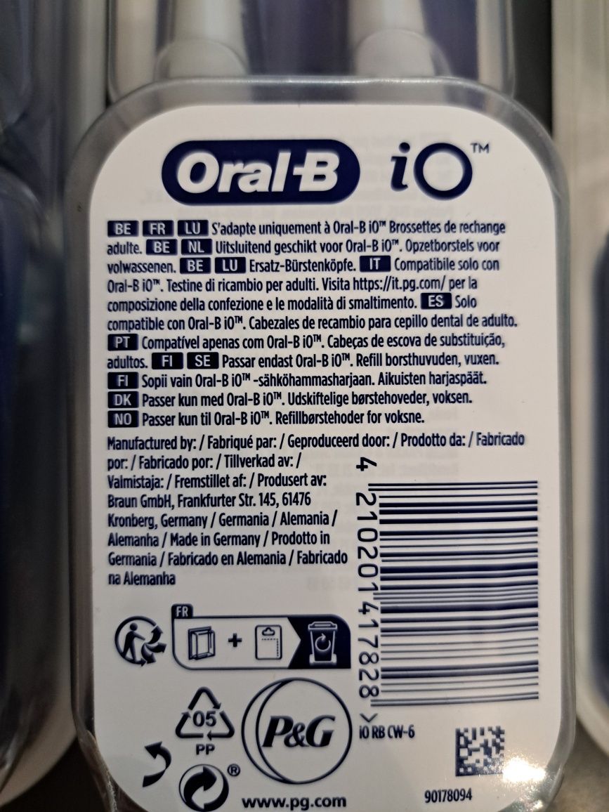 Rezerve / capete periuta Oral B iO Braun