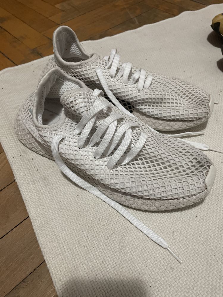 Adidas deerupt runner triple white 42 2/3