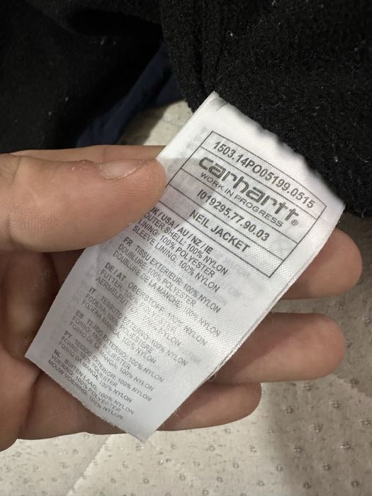 Carhartt Navy/Black Neil Jacket мъжко зимно яке