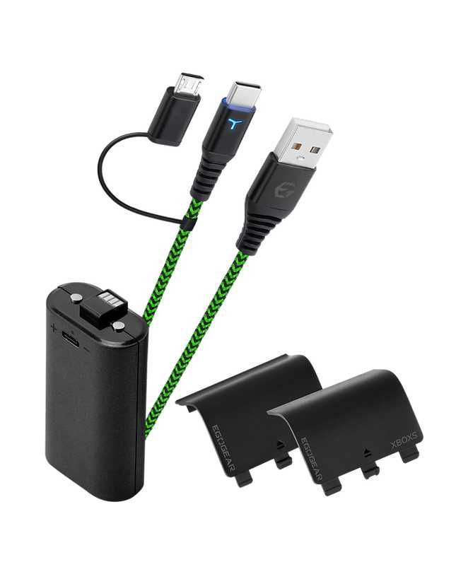 1800mAh батерия + кабел + капак - Xbox One / Xbox Series - EgoGear
