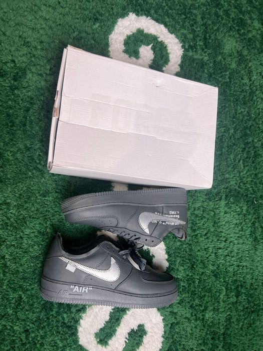 Nike Air Force 1 love OFF WHITE grey noi cu cutie 43