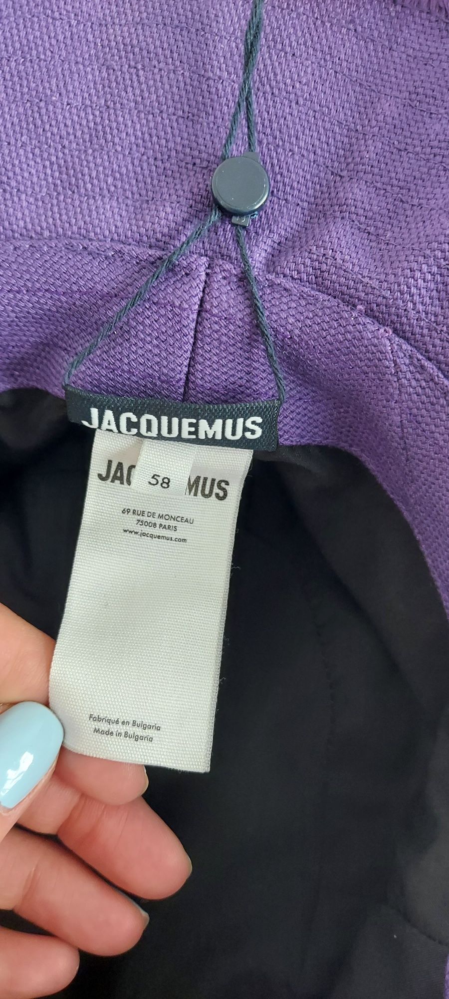 Оригинална шапка Jacquemus "Le Bob Artichaut Bucket hat", размер  58