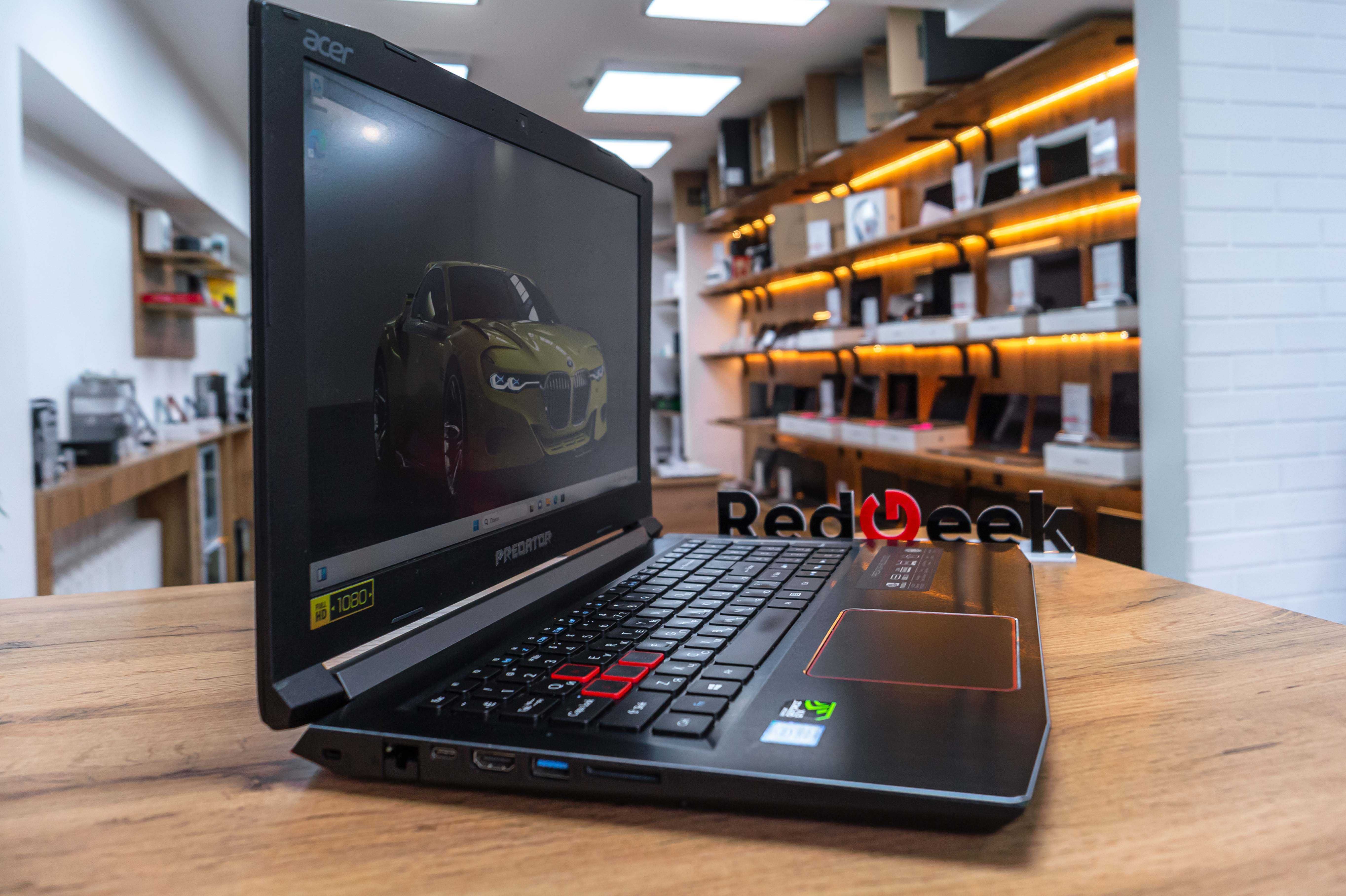 Acer Predator Helios 300 Core i5-8300H GTX 1050Ti HDD 1TB Red Geek