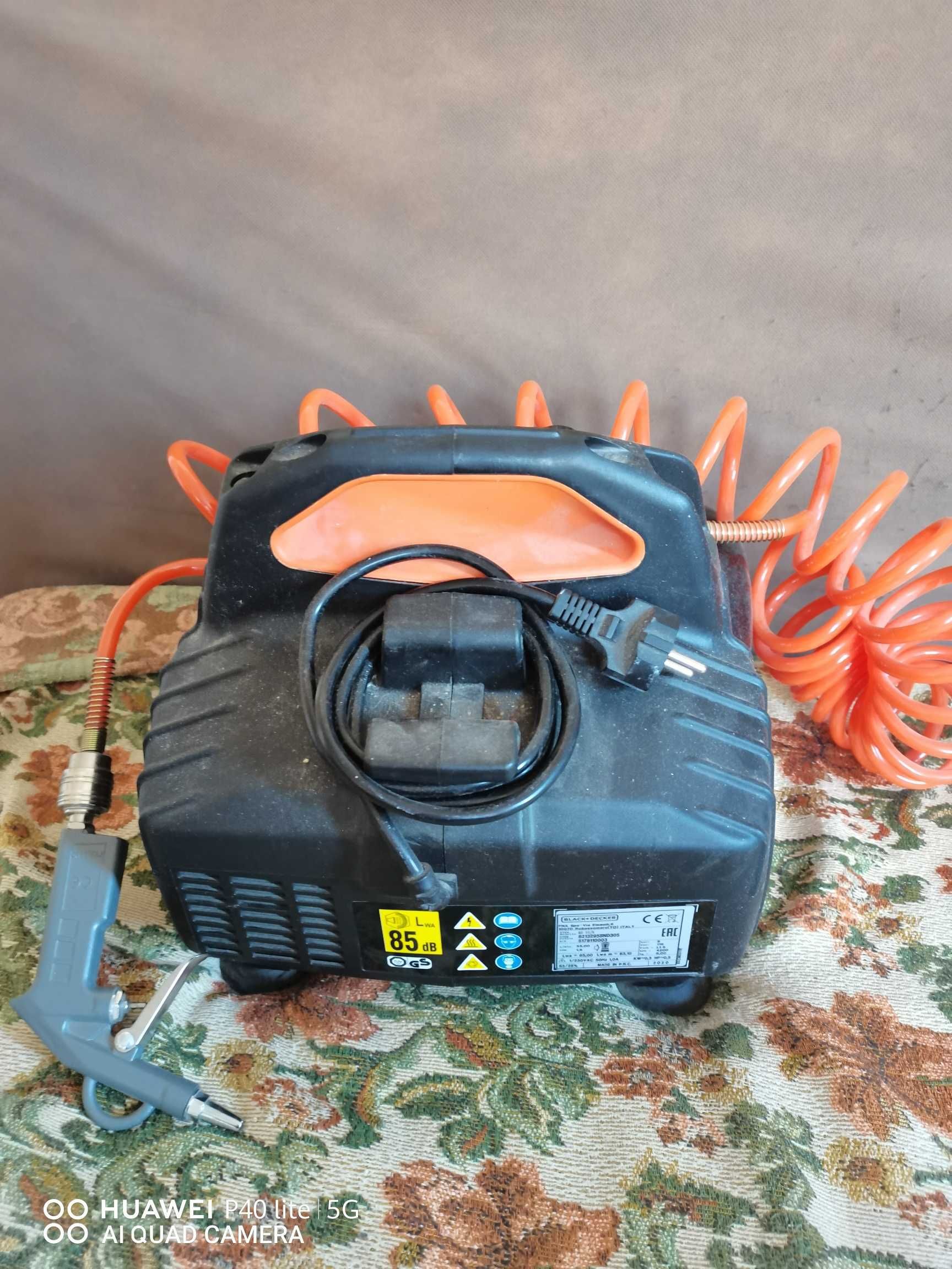 Компресор BLACK+DECKER 6L 8bar 220V