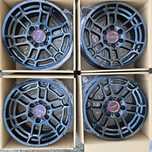 Jante noi SUV 6x139.7 pe R17 sau R18 Toyota Honda finisaj Satin Black