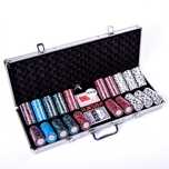 Set poker valiza aluminiu 500 de jetoane