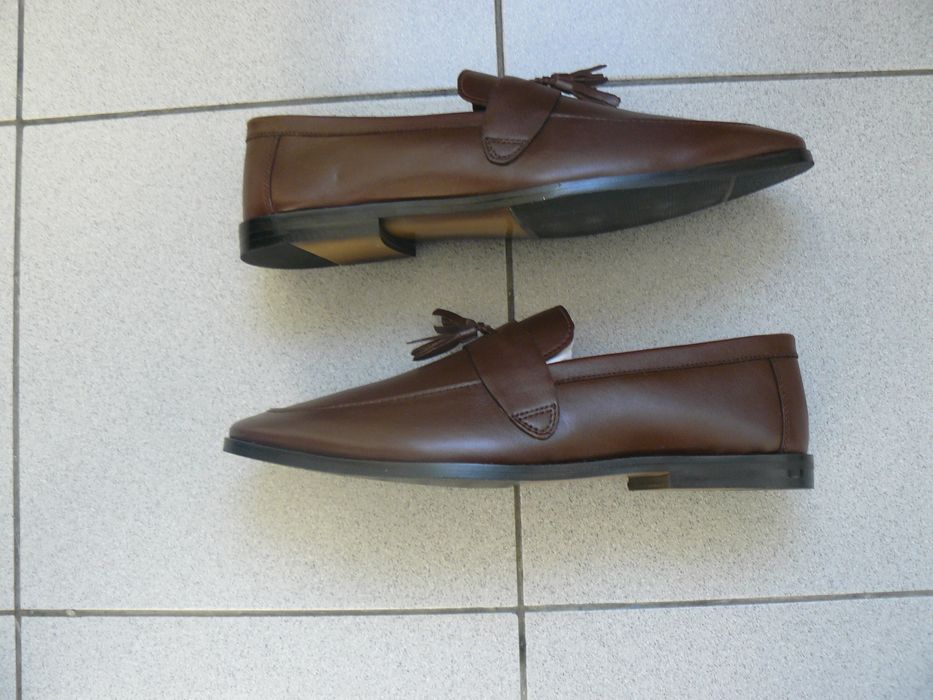 Pantofi Barbati FAMOZI,Din Piele Naturala,Noi,Marime 44,Maro