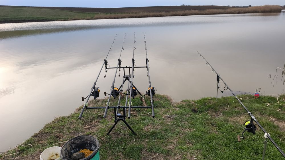Rod Pod Aluminiu Carp Spirit BLAX, 4 Posturi