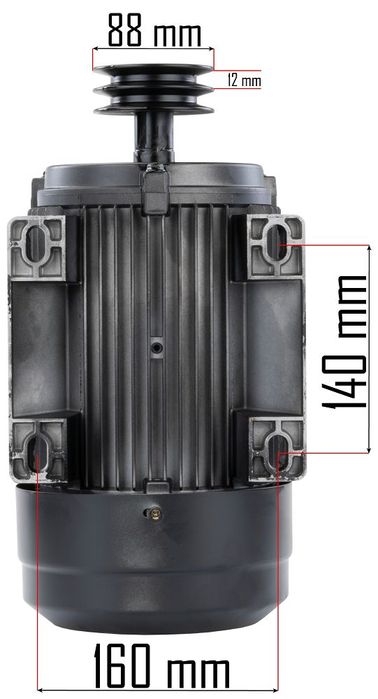 Motor electric 3kw , 2800rpm , Powermat PM-KO-100T-150T-200T-380V-SI