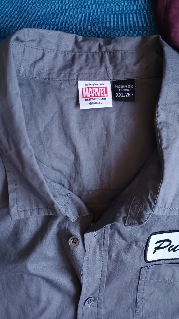 Продвам нова,оригинална мъжка риза на Marvel - Punisher,размер Ххл.
