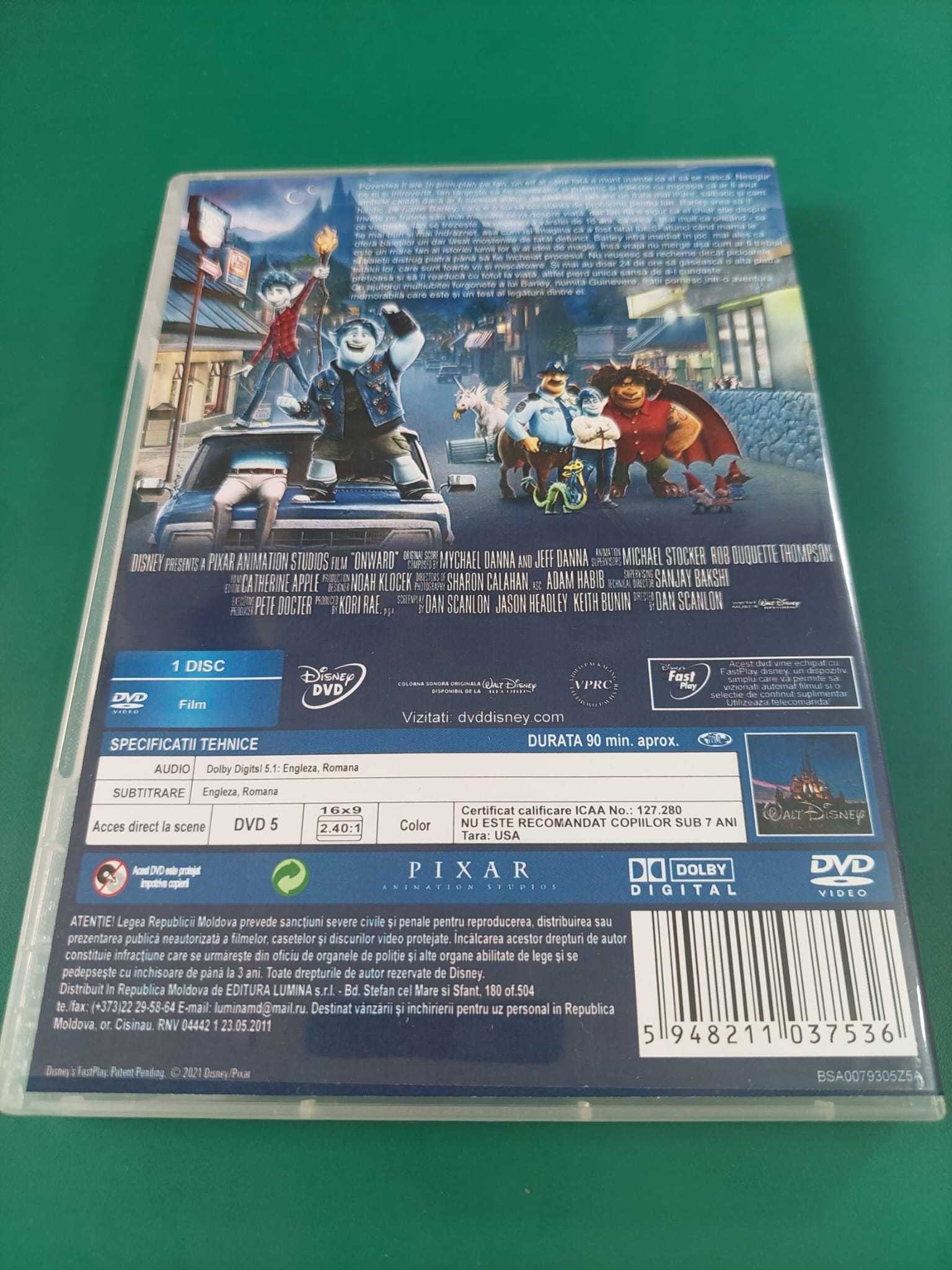 Disney Onward - Tot înainte DVD Dublat in limba romana