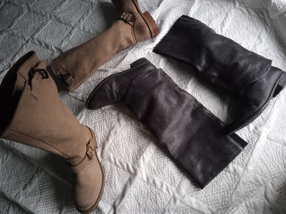 Сапоги Aldo, Timberland, САТ, Stuart Weitzman воловья Кожа 37р.