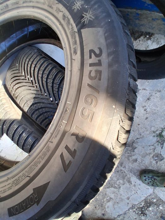 215 65 17 Michelin alpin 4броя зимни
