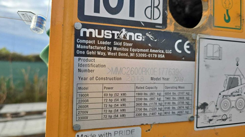 Incarcator frontal bobcat Mustang