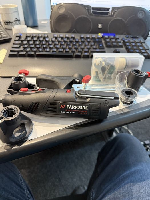 Freza de gaurit si slefuit fin Parkside performance