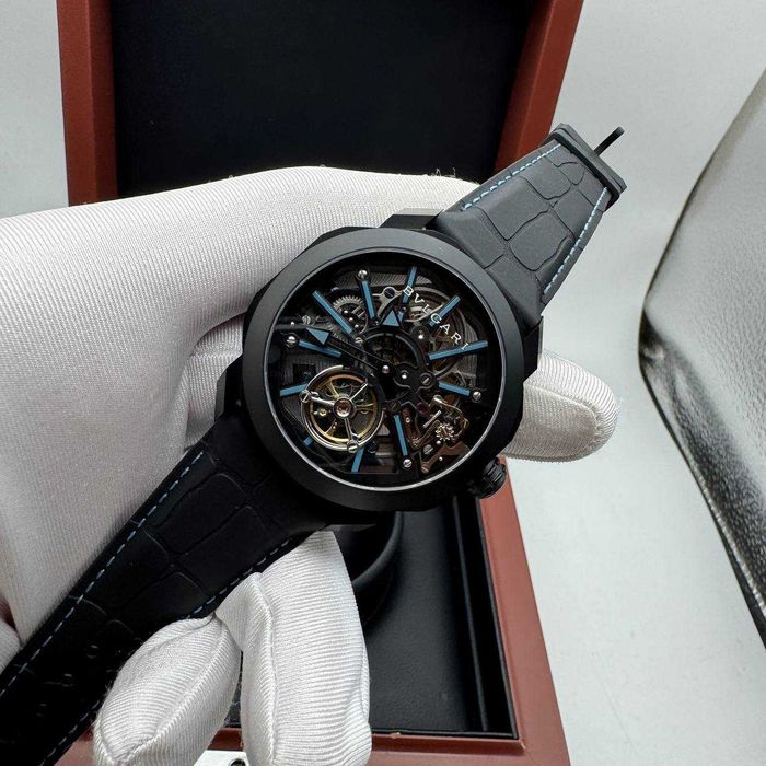 Автоматичен мъжки часовник Bvlgari Octo Roma Tourbillon Skeleton