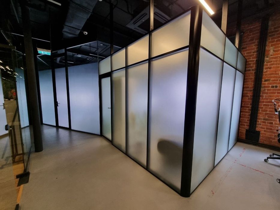 Тонировка Перегородок Окон Матовая Пленка Логотип