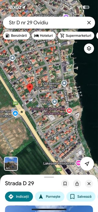 Vand teren intravilan cartier rezidential Ovidiu Sud