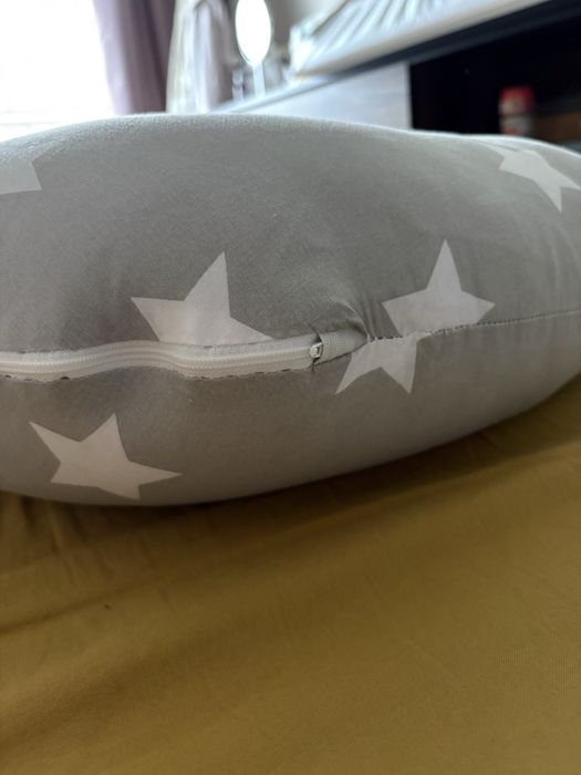 Lorelli Възглавница за кърмене Happy звезди сиво